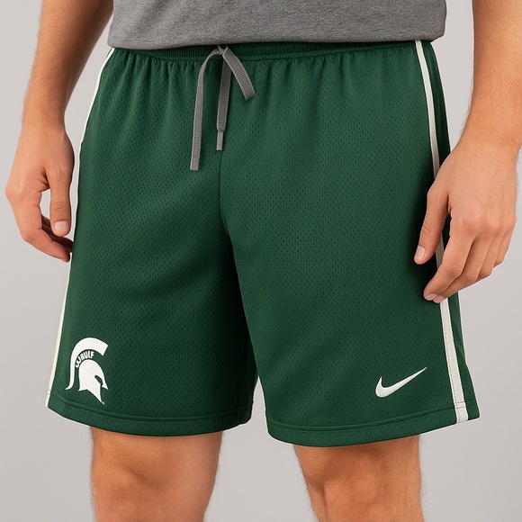 Nike Other - EUC Nike Michigan State Spartans Mesh Athletic Shorts – Green – Size XXL - W51